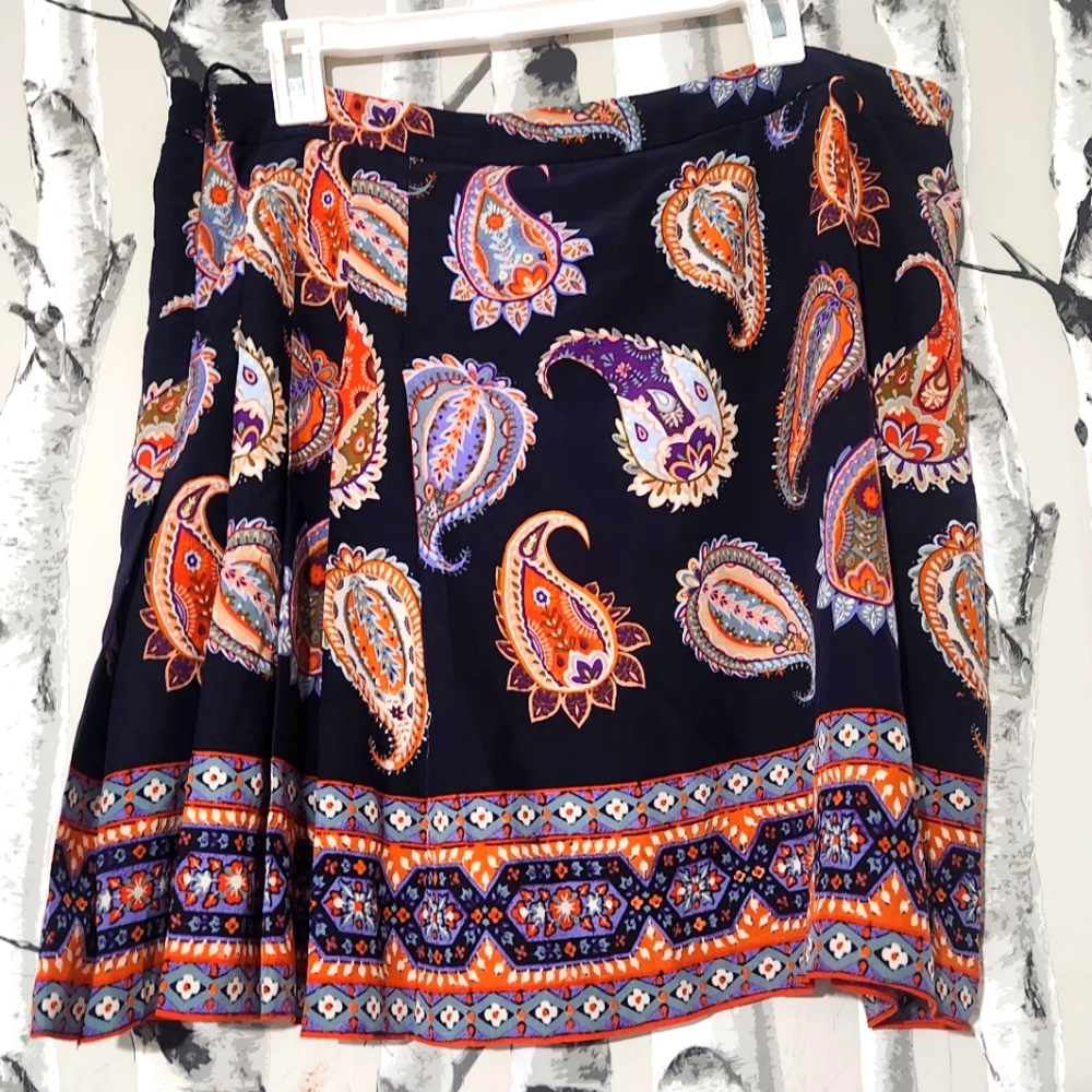 Tory Burch Paisley skirt Size XL/US12